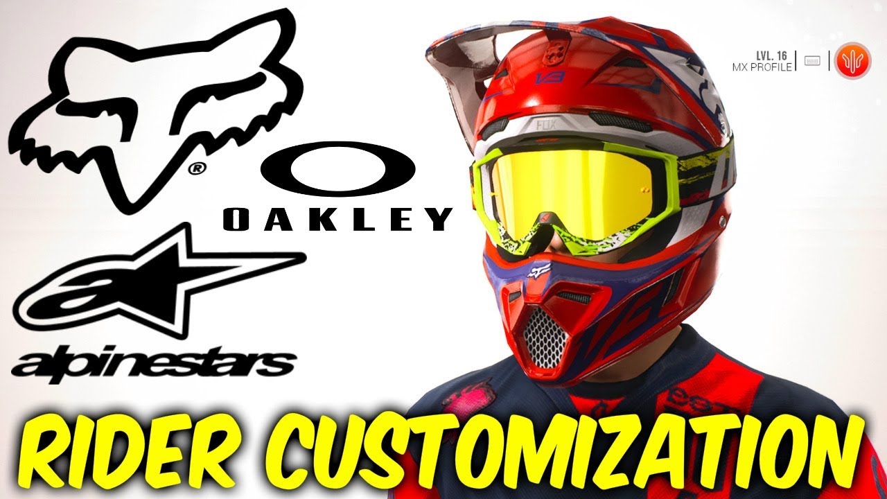 Mxgp 2019 Rider customization.All Rider Gear