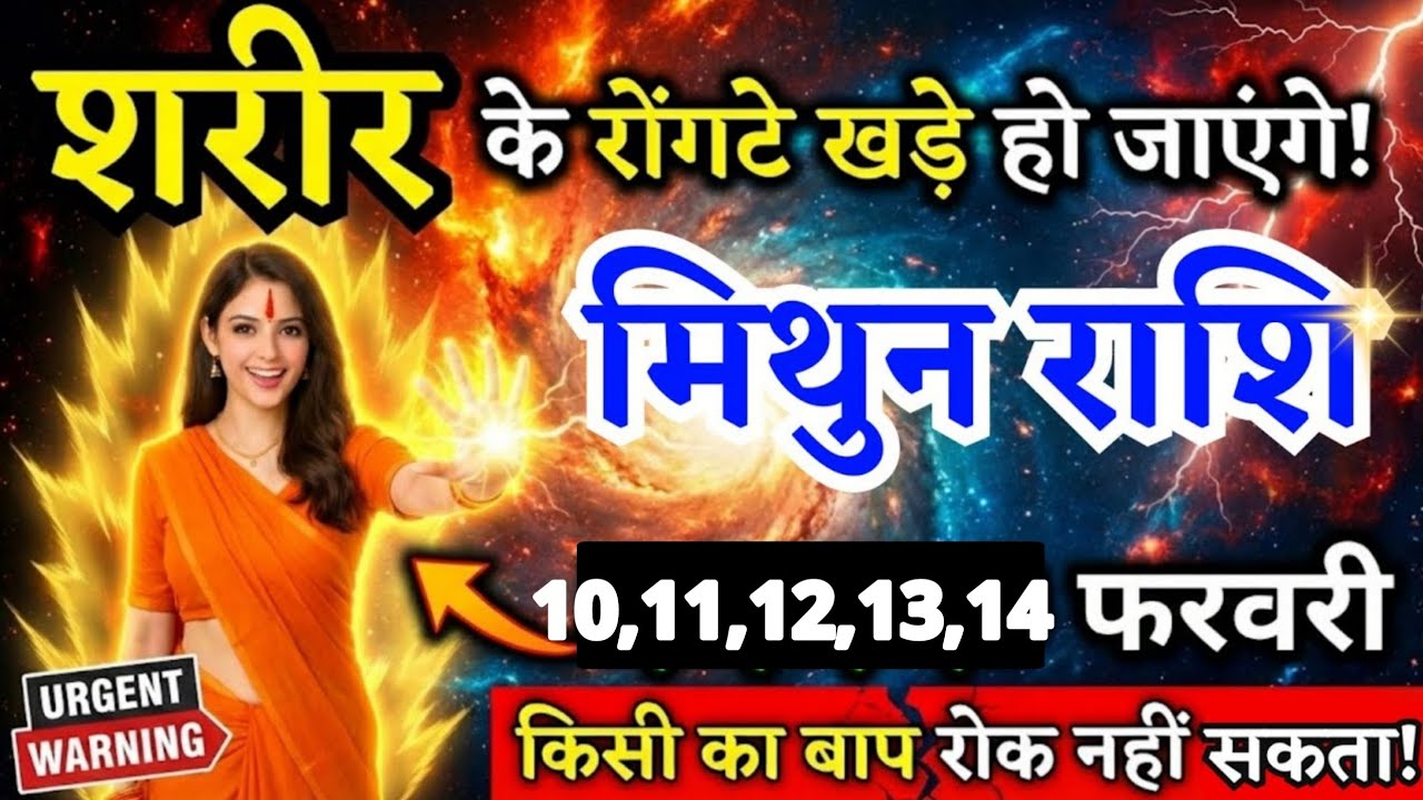 5 6 7 8 9 फरवरी, मिथुन राशि वालों शरीर के रोंगटे खड़े हो जाएंगे, Mithun Rashi