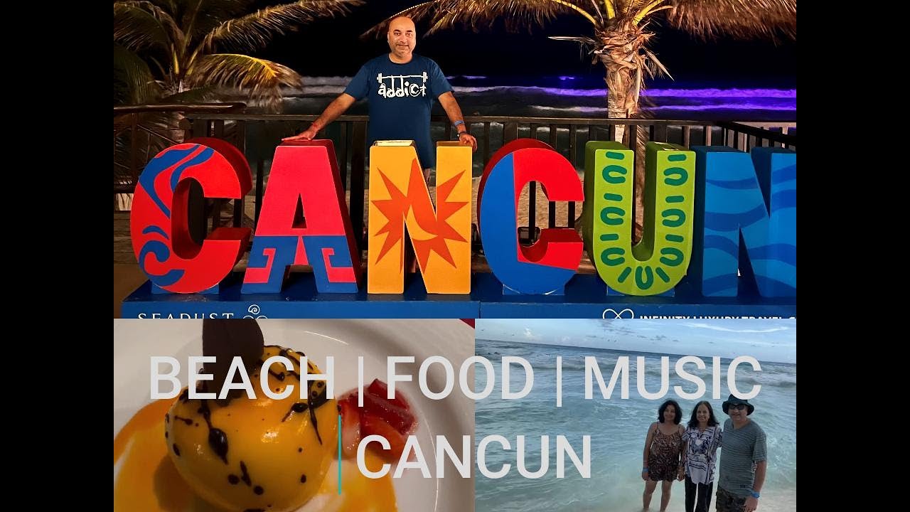 Day 1 - Food , Beach , Music and Full Room tour at Seadust Family Resort Cancun Hotel Zone, #mexico