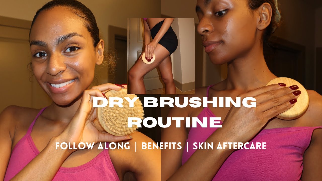 HOW TO: DRY BRUSH YOUR BODY | DRY BRUSHING TUTORIAL + LYMPH DRAINAGE | BODY CARE ROUTINE AT HOME