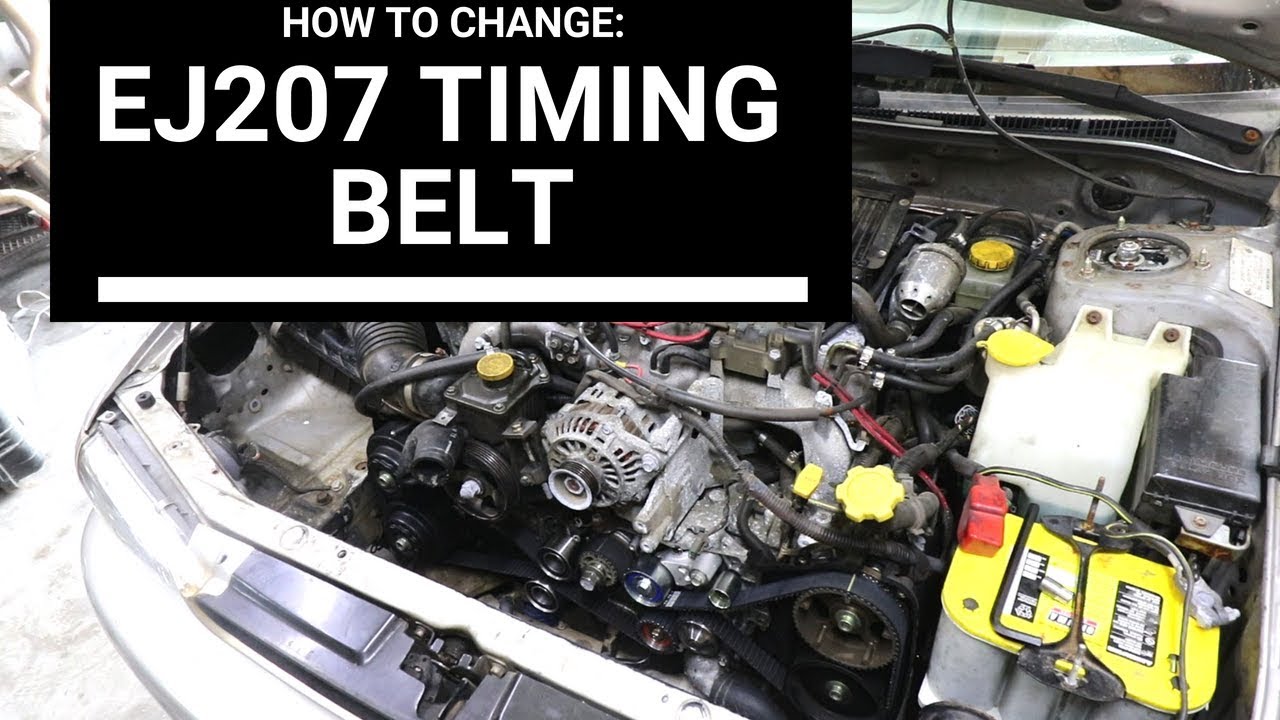 Timing Belt Change on the JDM EJ207 in the Subaru RS