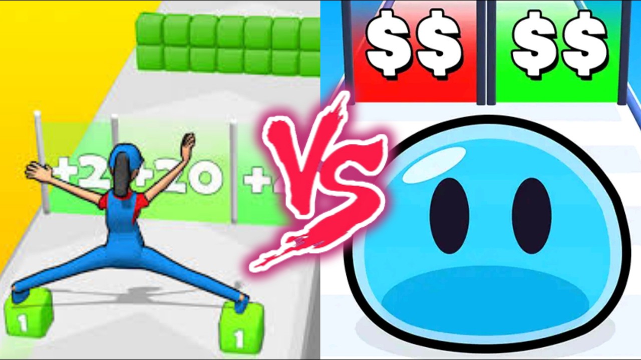 Cargo Skates VS Slime Run Race