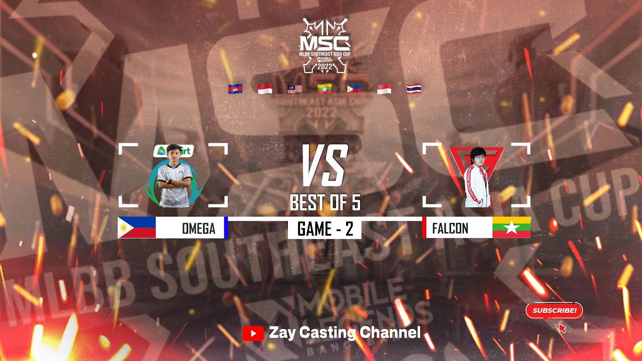 [Game - 2] Omega vs Falcon Esports MSC 2022 Day 7