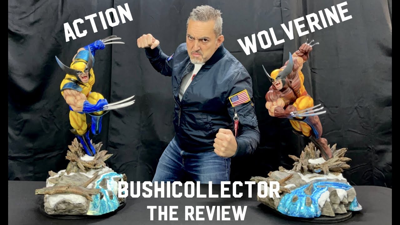 Brown and Yellow Wolverine 1/4 scale Custom Statue