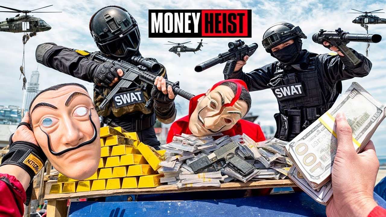 PARKOUR VS MONEY HEIST! 6 | ESCAPE from POLICE, BAD GUYS Won't SURVIVE (BELLA CIAO REMIX) | Epic POV