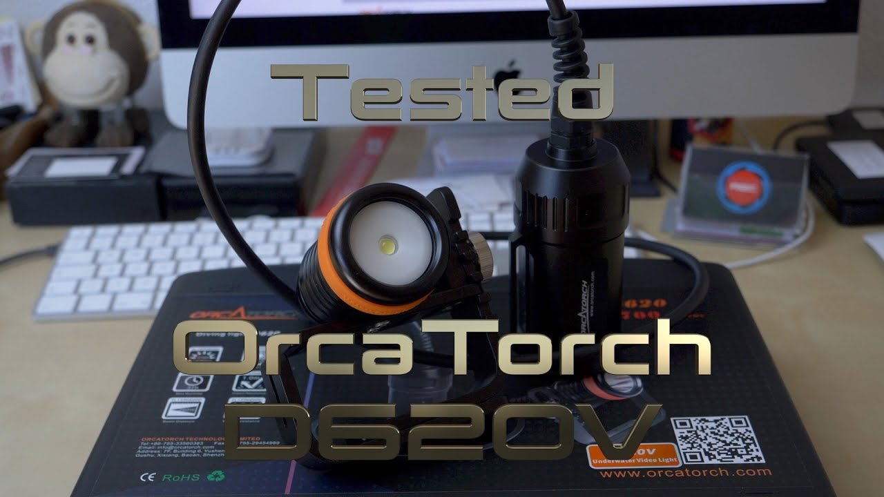 OrcaTorch D620V Underwater Video Light Review