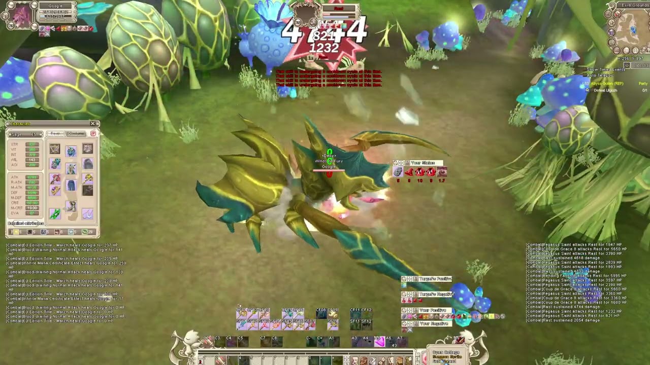 Grand Fantasia Exile | Druid | Exile Grounds | Solo Run