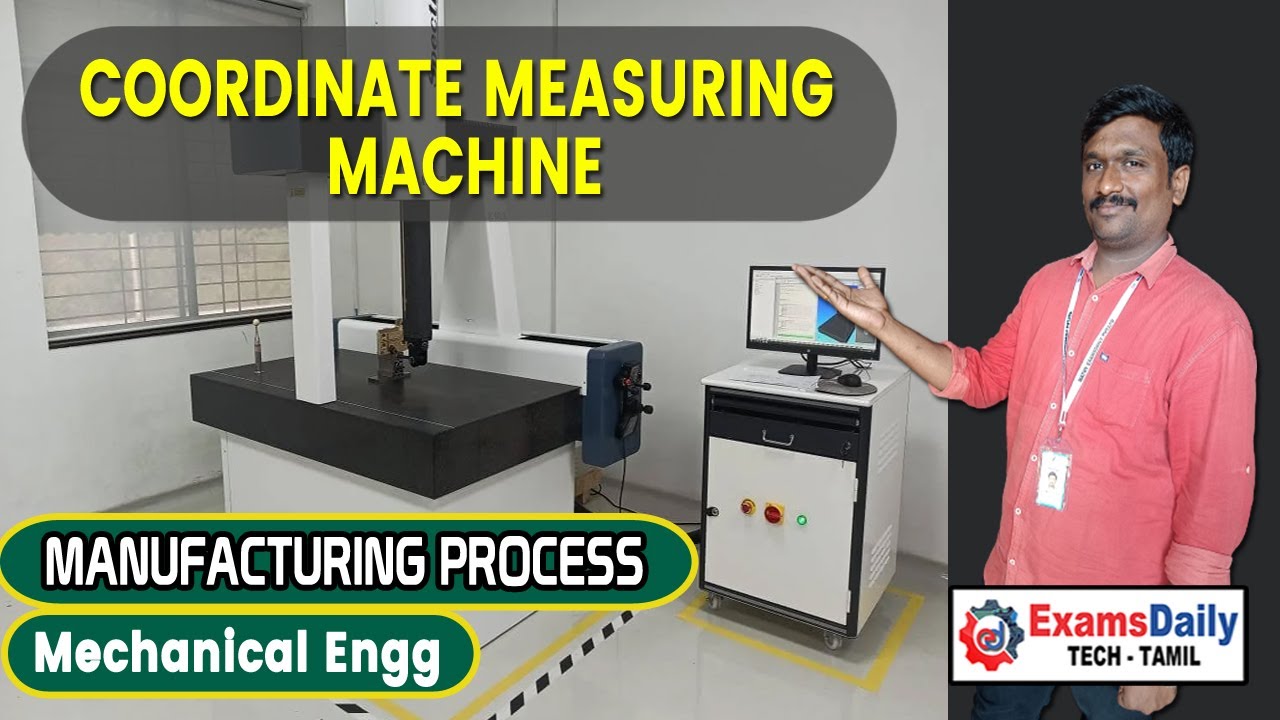 Cordinate Measuring Machine In Metrology | Manufacturing Process | Mechanical Engineering Classes