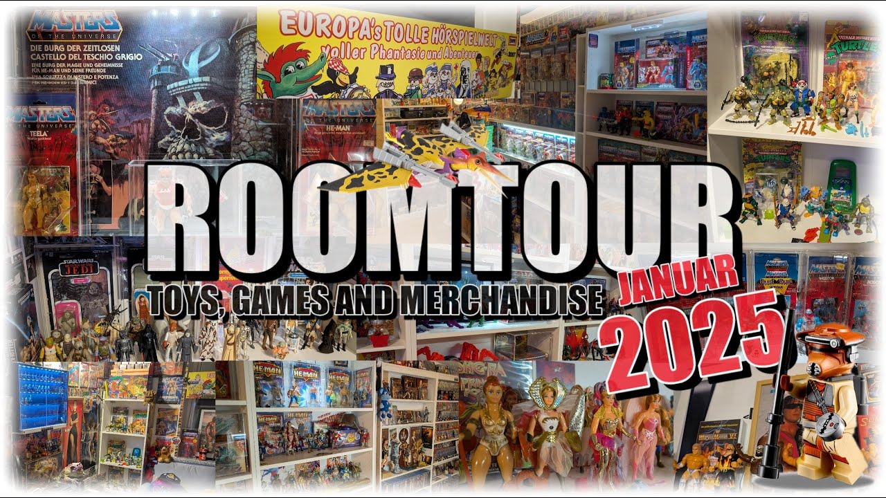 ROOMTOUR 2025 Toys/Games/Merchandise! Die KINDHEIT der 80/90er Jahre in einem RAUM! RETRO VINTAGE