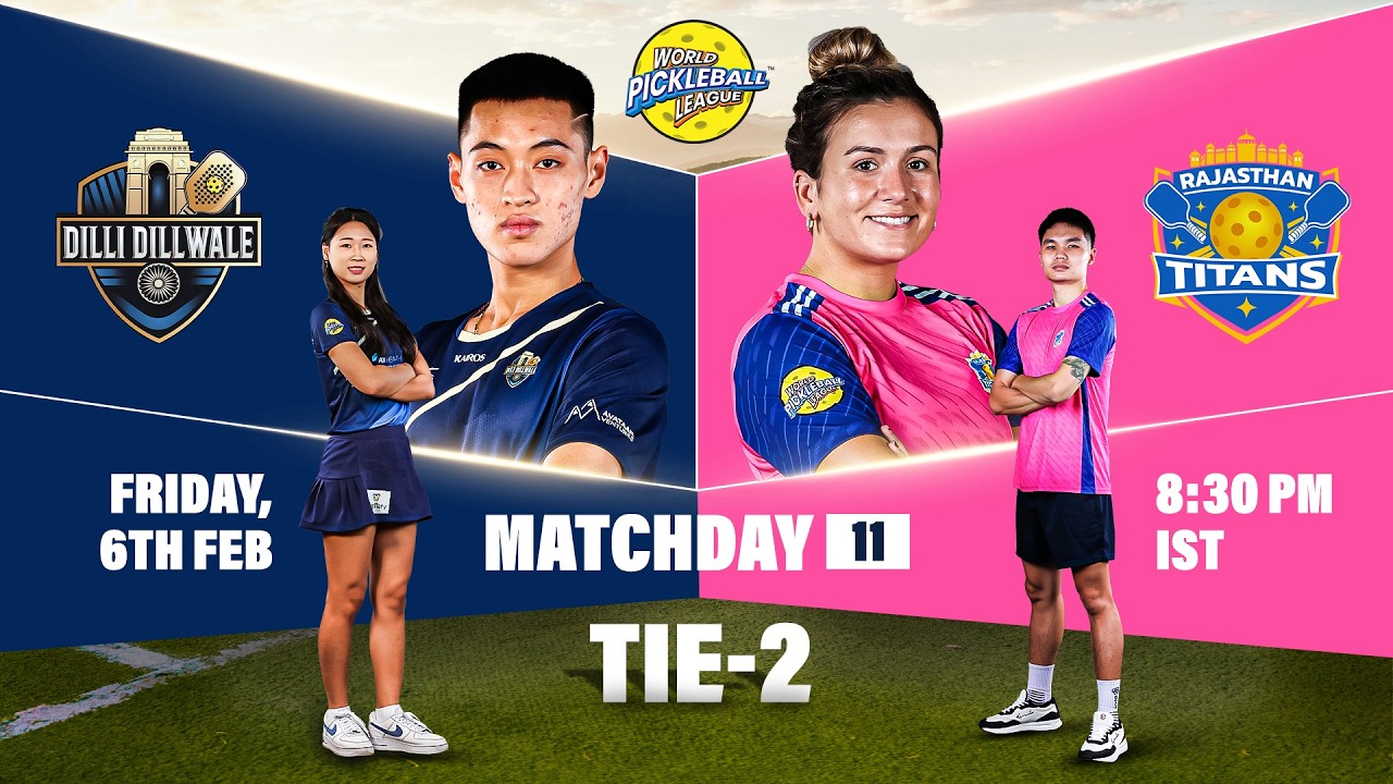 Delhi vs Jaipur | World Pickleball League Season 2 | Day 11 Tie 2