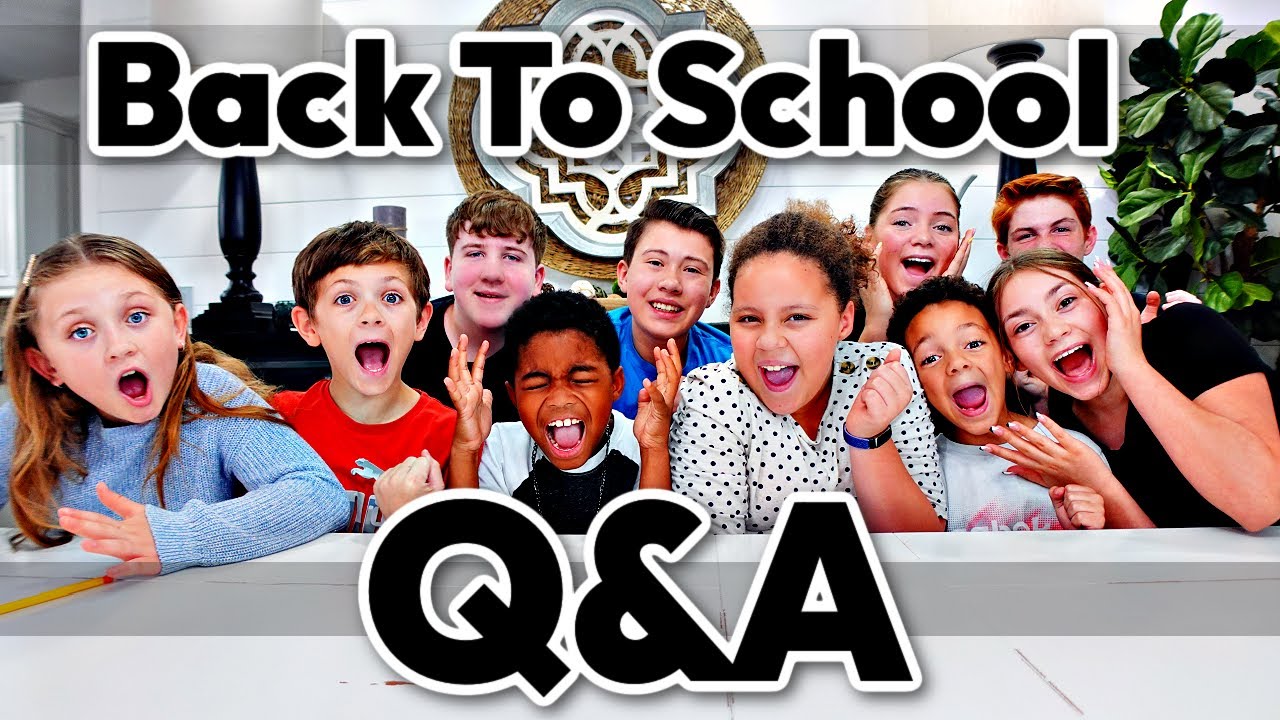 Back To School Q&A | Who Has A Crush? | Embarrassing Stories!