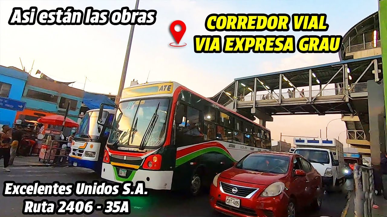 Así están las OBRAS del CORREDOR VIAL VIA EXPRESA GRAU | EXCELENTES UNIDOS ruta 2406 - 35A