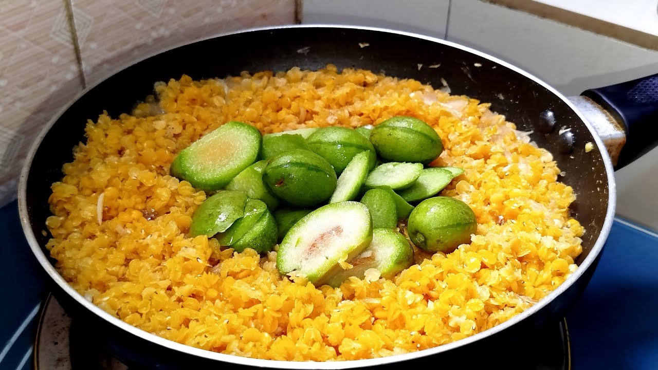 জলপাইয়ের টক ডাল রেসিপি | টক ডাল রান্না | Jolpai diyr tok daal recipe | Daal recipe with jolpai