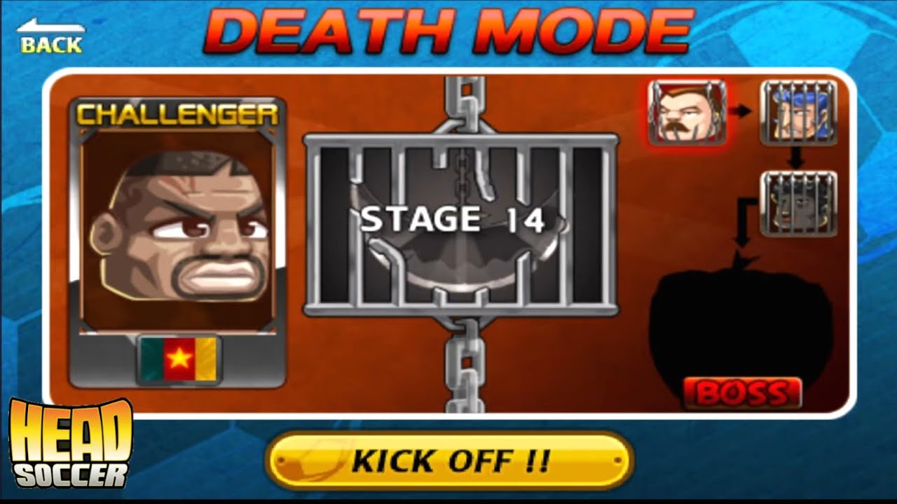 Head Soccer - Awaken Cameroon (Death Mode) Stage 14