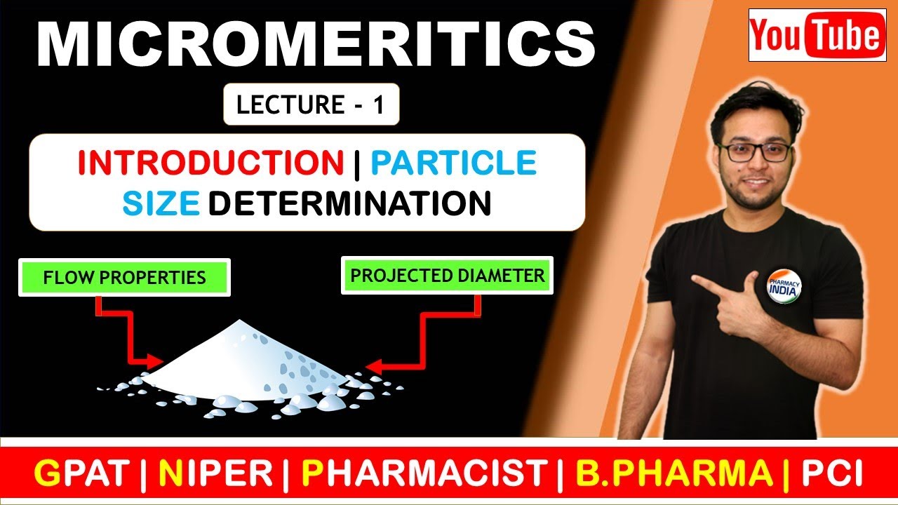 MICROMERITICS | L1 | PHYSICAL PHARMACY | B.PHARMA | GPAT | NIPER