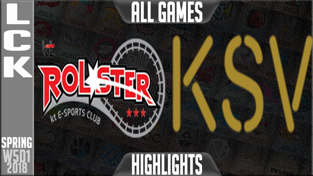 KT против KSV: лучшие моменты ВСЕ ИГРЫ | LCK, неделя 5, весна 2018, W5D1 | KT Rolster против KSV:...