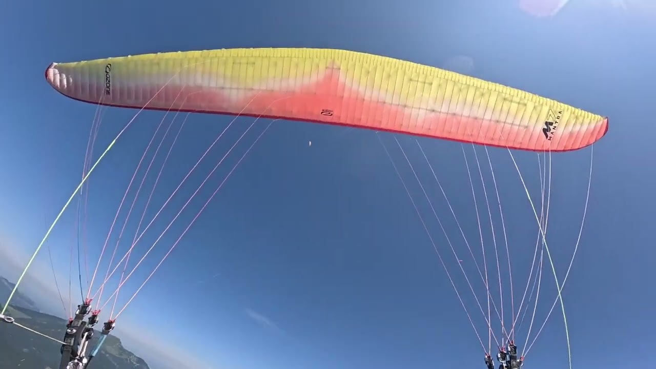 Gleitschirm fliegen vom Hochfelln über Steinplatte ins Pinzgau