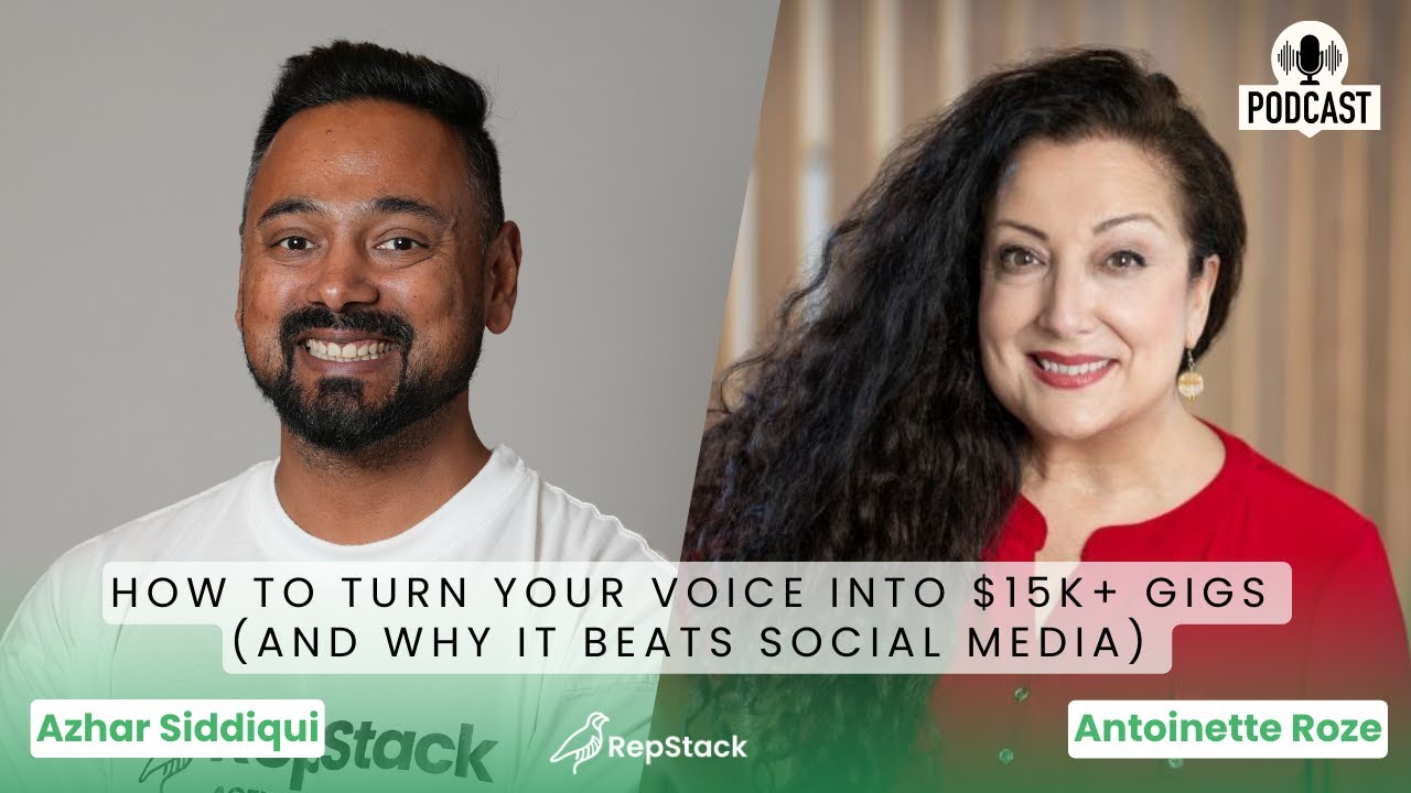 How to Turn Your Voice Into $15K+ Gigs (and Why It Beats Social Media) — with Antoinette Roze