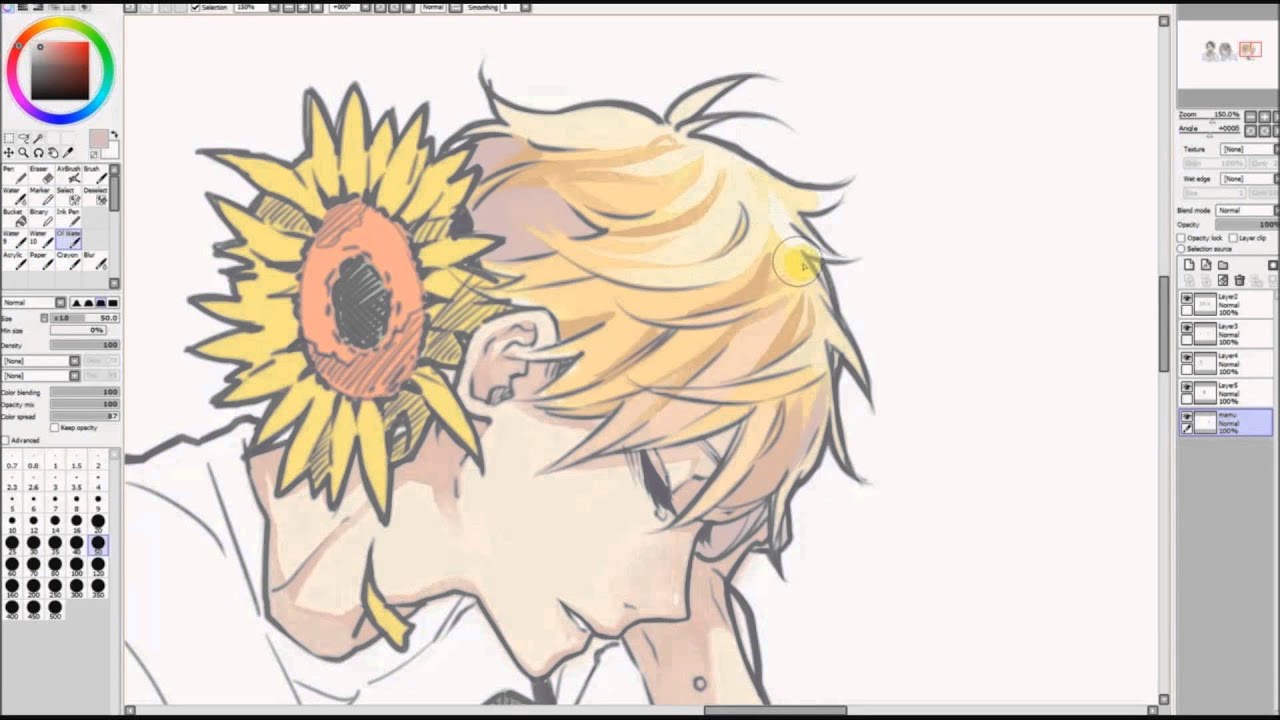 Hirunaka no Ryuusei speedpaint
