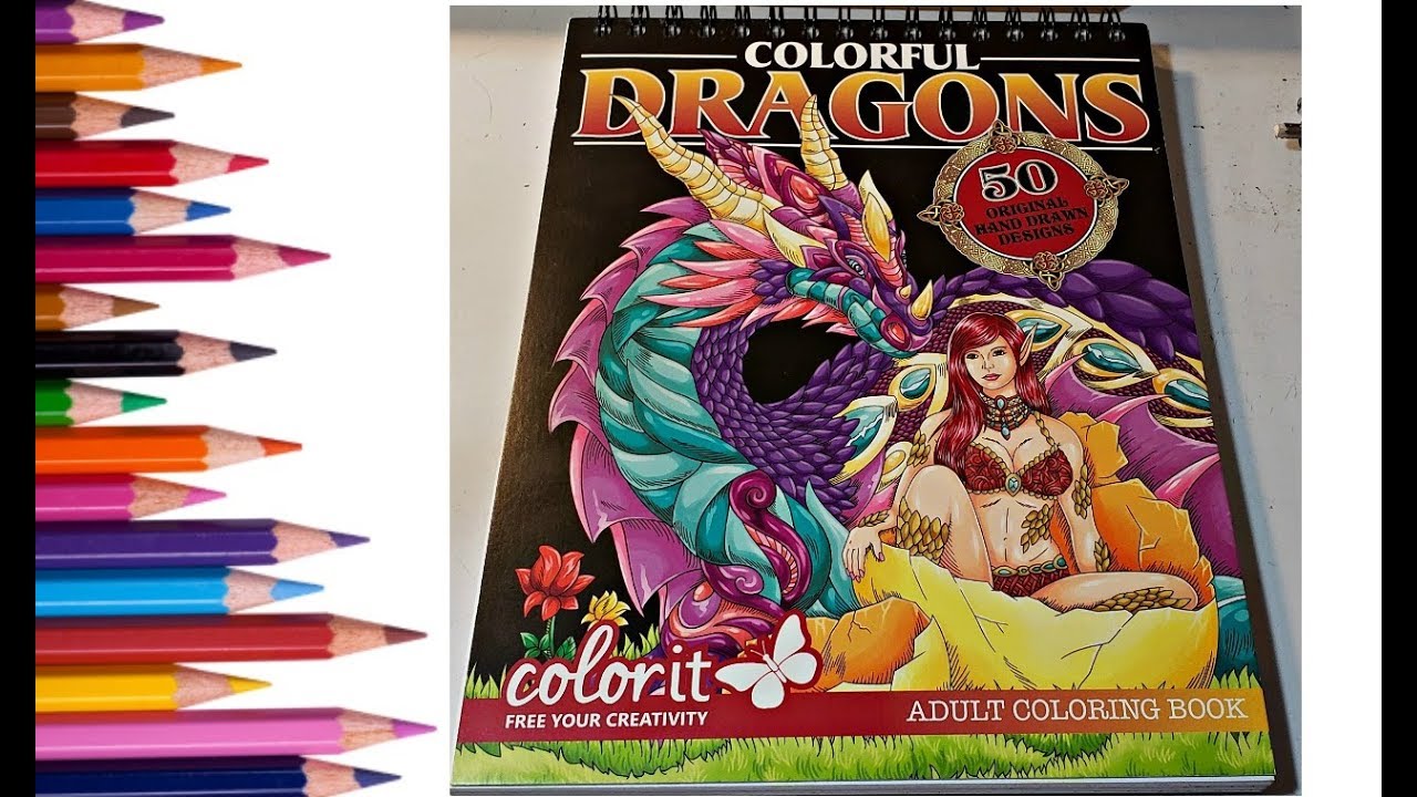 Colorful Dragons by Stevan Kasih, Colorit Review And Flip Through