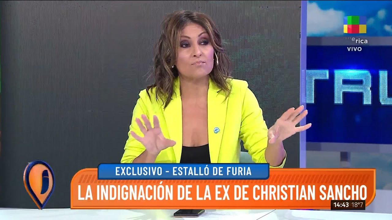Fuerte escándalo entre Christian Sancho y Vanesa, su ex pareja: 