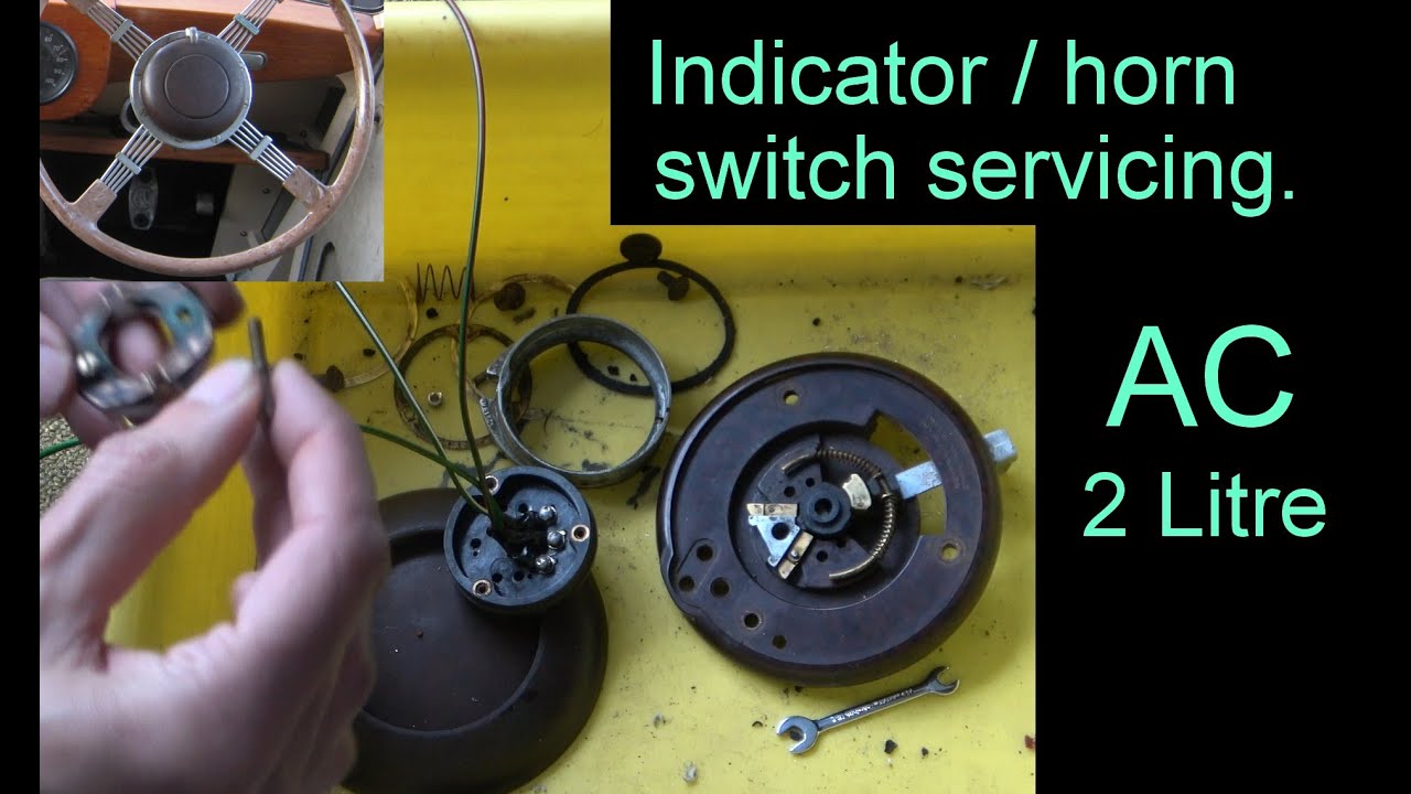 Servicing indicator/horn switch for the AC 2 Litre.