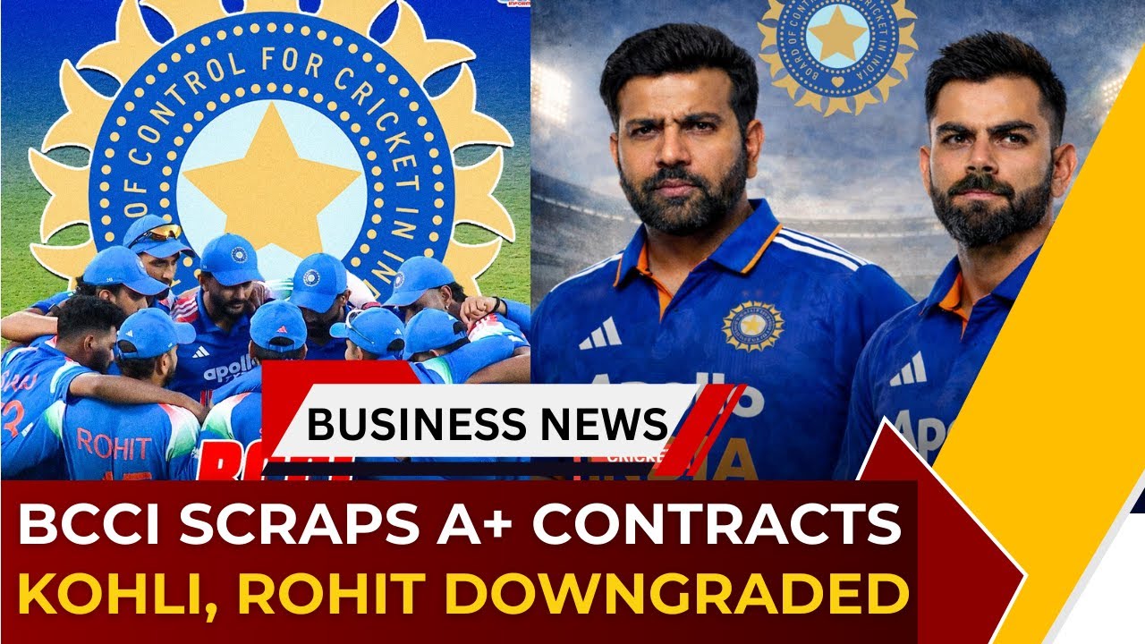 Virat Kohli, Rohit Sharma Downgraded In BCCI Central Contracts | A+ Category Removed | Business News