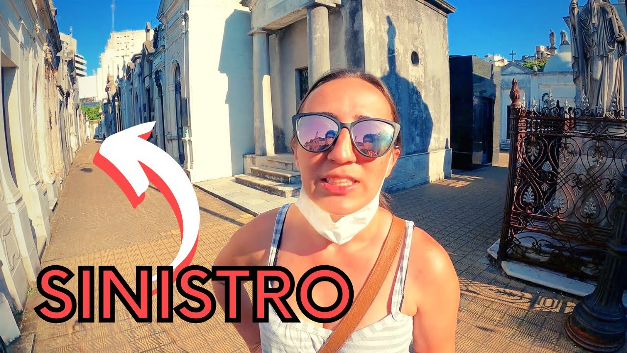 Ela ficou com MEDO no cemitério de Buenos Aires