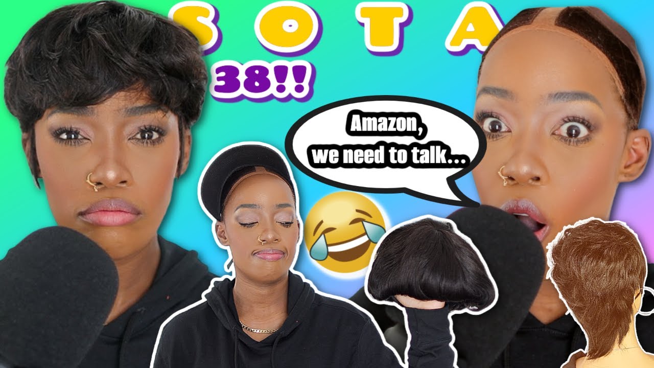 😳 PT. 38!! Slay Or Throw Away | Trying Out SUPER Cheap Amazon Wigs!!? | MARY K. BELLA