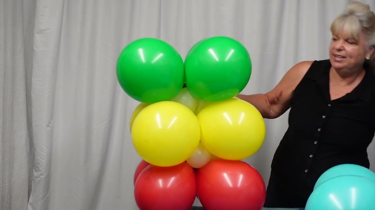 Mayflower Birthday Cake Tower Balloon Upgrade Instructions