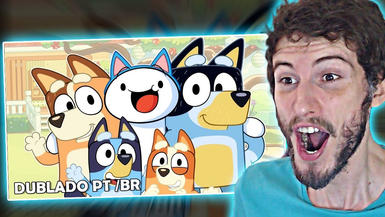 Minha Opinião Sobre Bluey (Theodd1sout Dublado PT/BR) - Máquina de Dublagens | React