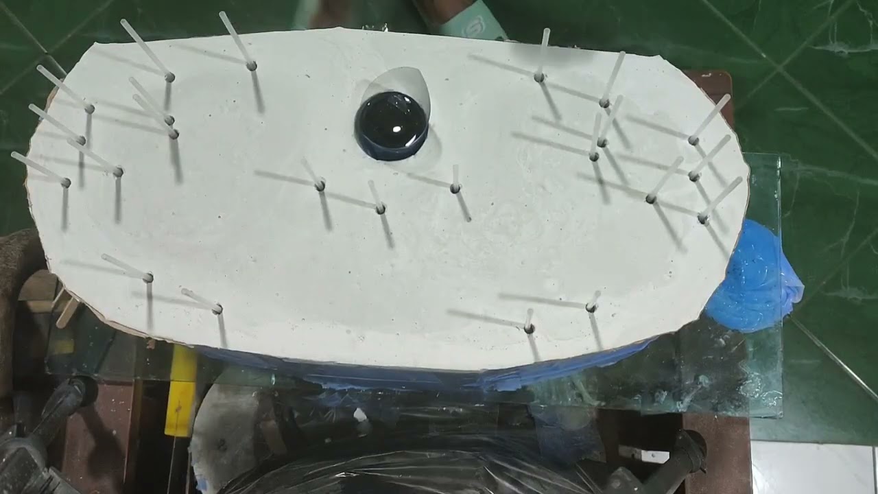 Headlight resin cast | Cover lens making process