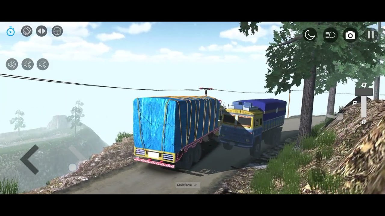 ट्रक खाई में गिर गया #viral #trand #traning #trandingshort #truck #truckgames #newtruck2025 #gaming