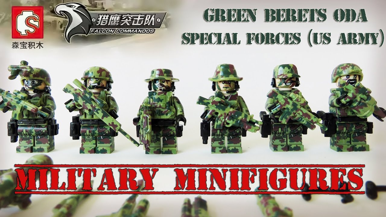 ВОЕННЫЕ МИНИФИГУРЫ - SY FALCON COMMANDOS ЗЕЛЕНЫЙ БЕРЕЦ ОПР - АРМИЯ США - ЛЕГО Aliexpress