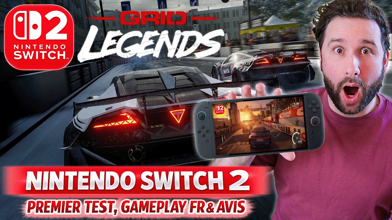 GRID LEGENDS sur NINTENDO SWITCH 2 🔥 PREMIER TEST, UNE VERSION IMPRESSIONNANTE !