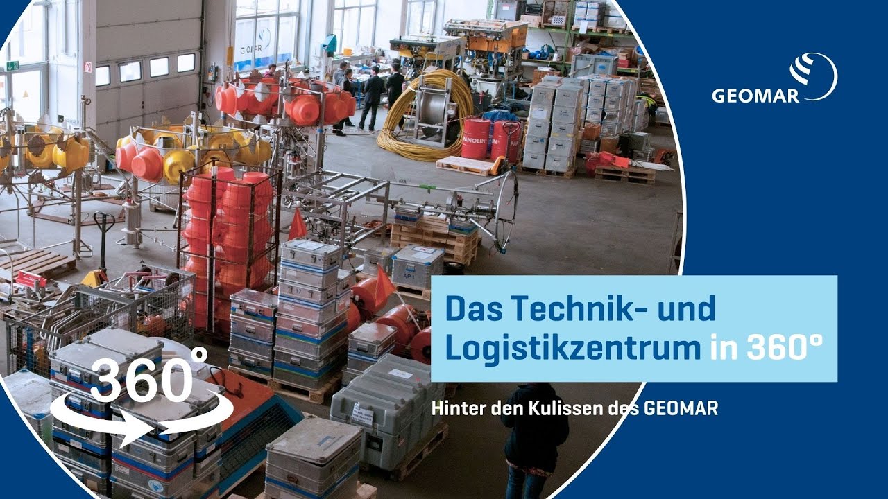 Hinter den Kulissen des GEOMAR - Das Technik- und Logistikzentrum in 360°