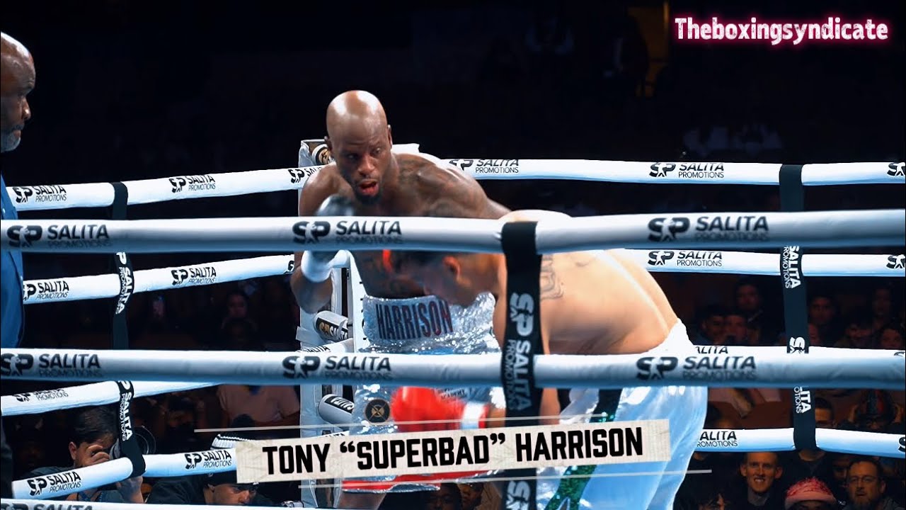 Tony Harrison highlights from his last fight‼️🥊 #boxing #tonyharrison #detroit #knockout #KO
