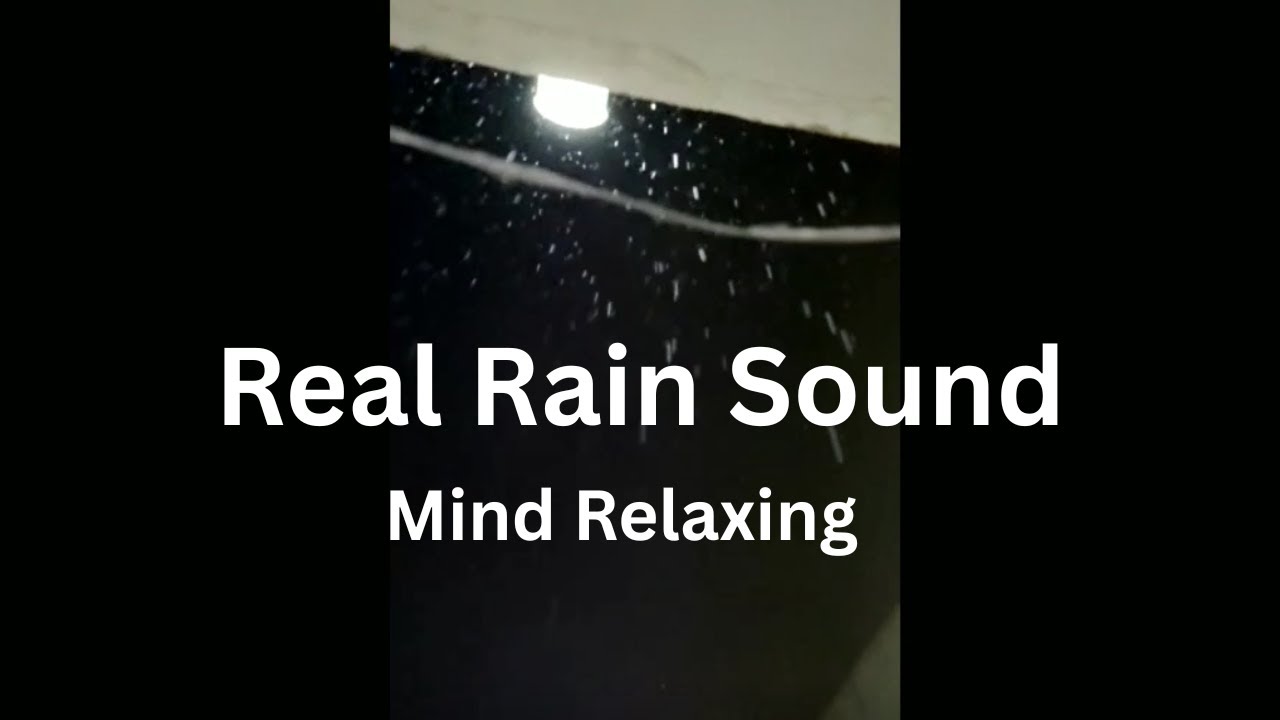 Rainy Night Natural Rain Sound | Smartly Recorded #smartworker #smartwork
