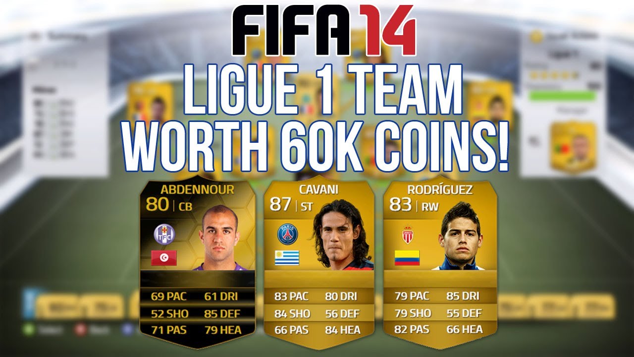Fifa 14 Ultimate Team - Awesome 60k Ligue 1 Squad Builder!