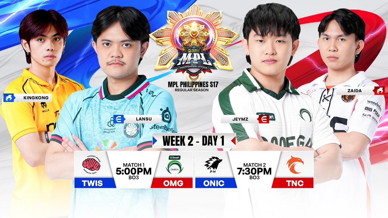 🔴 LIVE | MPL PH S17 | ENGLISH - Week 2 Day 1