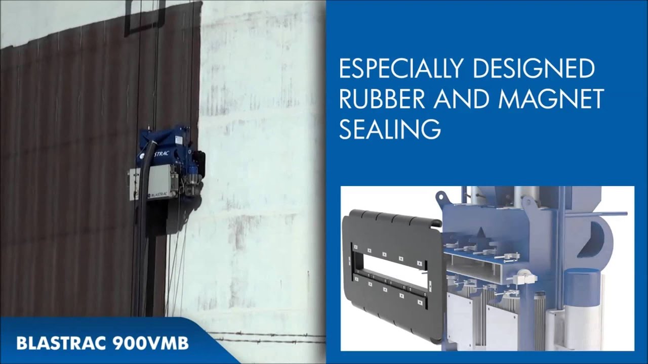 Blastrac 900VMB Vertical Steel Blast Machine
