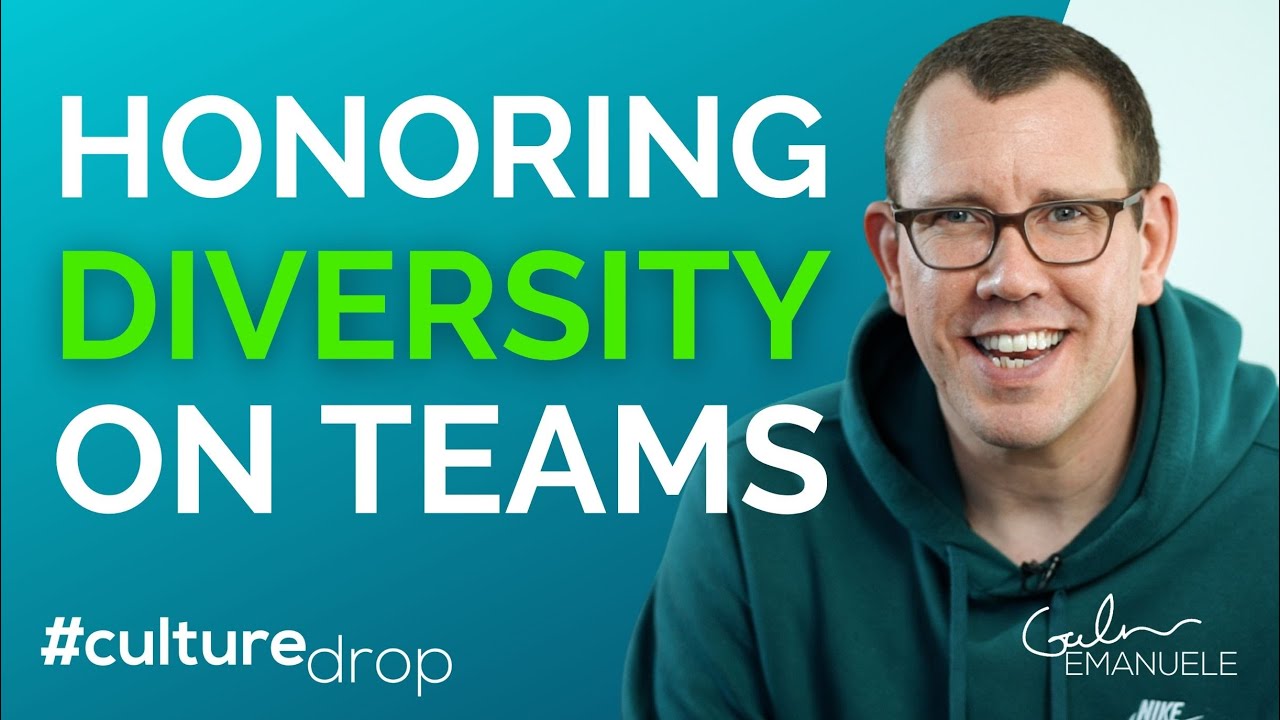 Understanding & Embracing Diversity on Teams | #culturedrop | Galen Emanuele