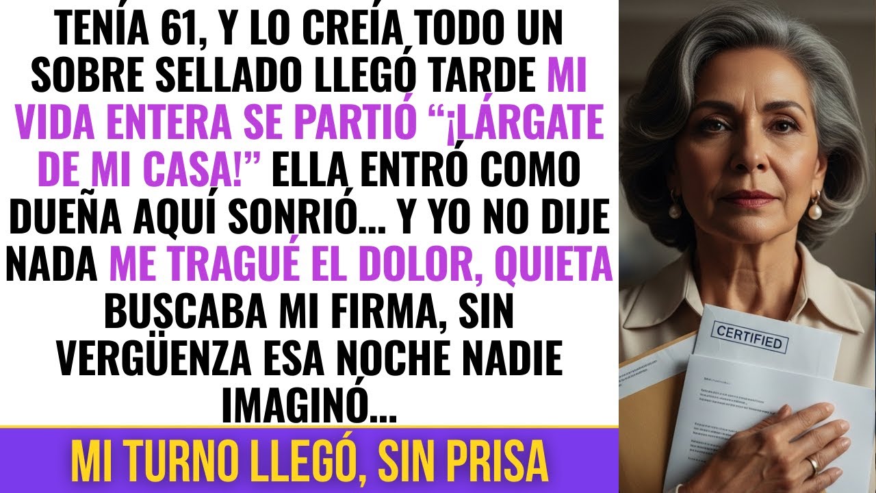 Creí que era solo una carta… pero cuando vi lo que exigían de mí, supe que venía algo peor…