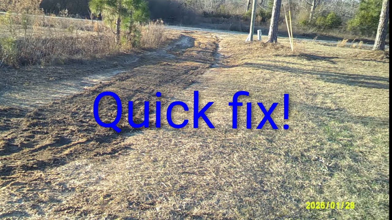Driveway repair! #fordtractors #ford #driveway