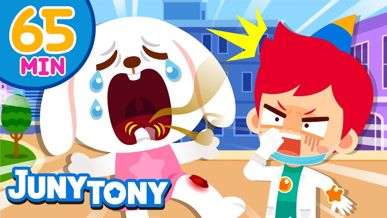 65 MIN - JUNYTONY CANCIONES INFANTILES | Dentistas, Caca Y Más | JunyTony en español