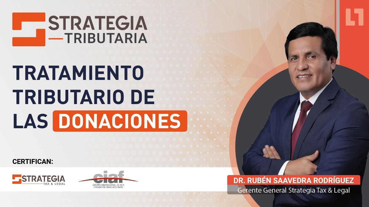 TRATAMIENTO TRIBUTARIO DE LAS DONACIONES