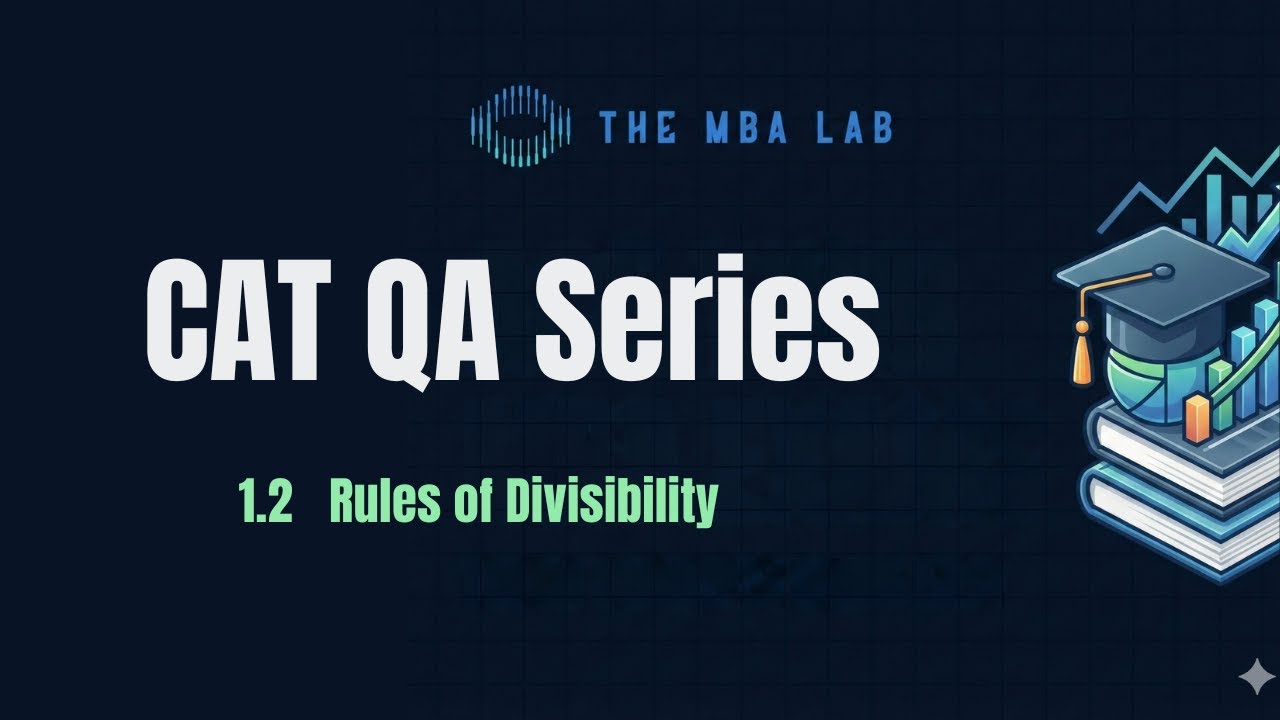 1.2 | Rules of Divisibility | CAT QA #cat2026 #quantitativeaptitude #numbersystem