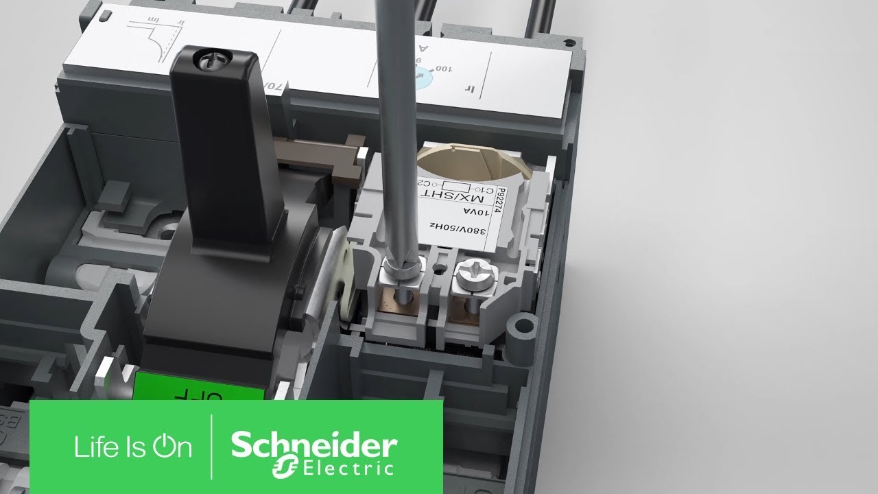 EasyPact Molded Case Circuit Breakers CVS EZC 400-630A MN MX Installation Guide | Schneider Electric