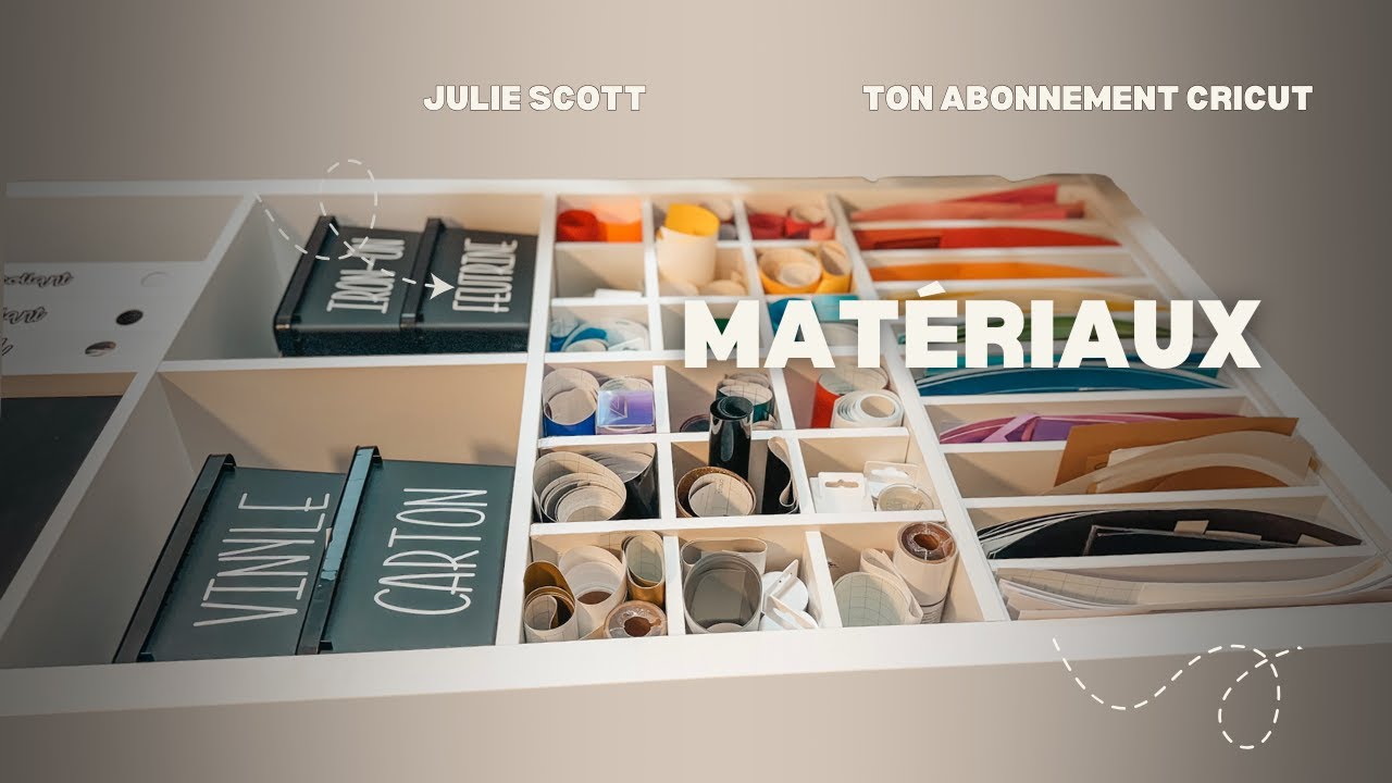 Cours 7 -CRICUT - LES MATÉRIAUX