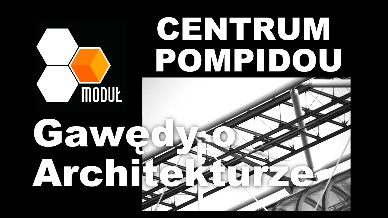 Centrum Pompidou 🇫🇷 w Paryżu. Początki architektury High Tech. Budynek maszyna.